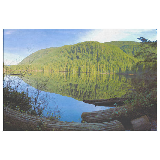 Wallace Falls Lake Canvas Wrap